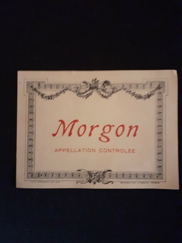 Etiquette ancienne vin - ancienne, morgon