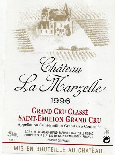 Saint emilion label - label, gcc