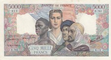 France 5000 Francs - Empire