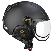 EBI Casque de Ski Unisexe pour Adulte, Noir Mat, XS 53-54cm