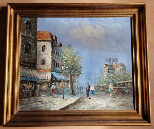 Huile sur toile - **,