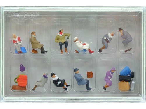 Preiser personnes assises - preiser,