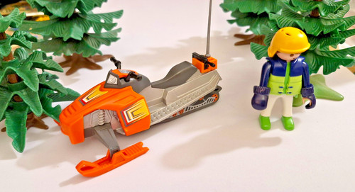 Playmobil moto neige avec - playmobil, la