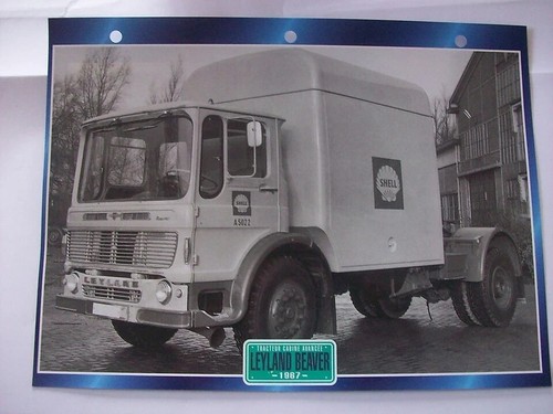 Carte fiche camion tracteur - fiche,