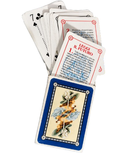 Jeu cartes divination - de, de