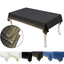 Nappe Rectangulaire Bleue Couverture Jetable En Plastique Facile À Nettoyer /