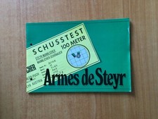 SCHUSSTEST 100 meter ARMES DE STEYR Steyr-Mannlicher Mannlicher-Sch�nau