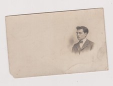 ? Photo CPA Portrait Homme Studio Société Lumière Lyon Vintage Rare ?✉️