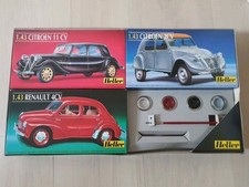 HELLER - COFFRET DE 3 VEHICULES -  Ech:  1/43ème - MADE IN FRANCE - COMME  NEUFS