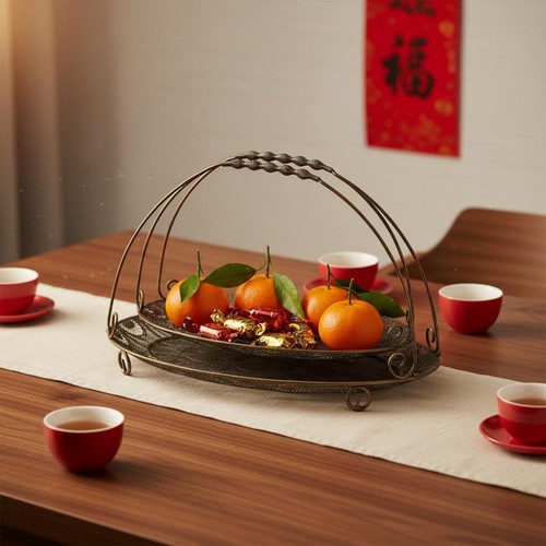Porte fruits fer forgé - porte-fruits, en