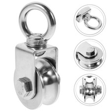  Poulie Robuste Fil De Suspension Mouflage Pour Treuil Cable Levage