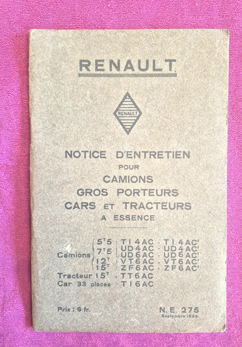 Renault camions essence 5 a - ,