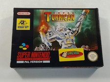 SUPER TURRICAN SUPER NINTENDO (SNES) PAL-NOE (COMPLETE - GOOD CONDITION)