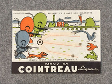 Jeu Liqueur COINTREAU, publicité de bar, par Jean Adrien Mercier, années 1960's
