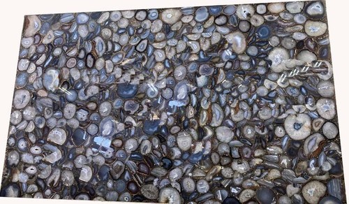 Table agate grise - grise,