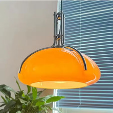 Bauhaus Pumpkin Glass Pendant