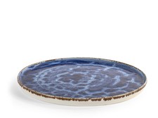H&H 6 Assiettes Plates Cobalt