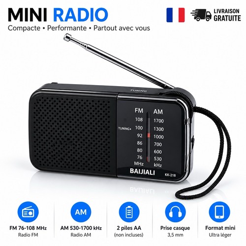 Mini radio portable - portable, am/fm
