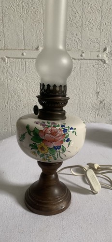 Lampe petrole electrifiée - petrole,