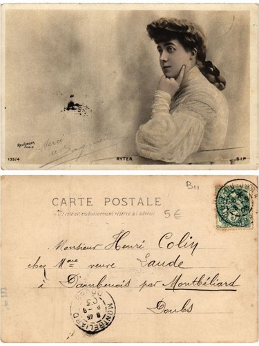 Cpa ryter artiste - artiste, theatre