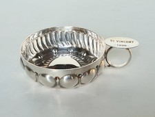 Tastevin en métal argenté