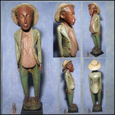 COLON BAOULE art africain ancien tribal AFRICANTIC statue statuette africaine