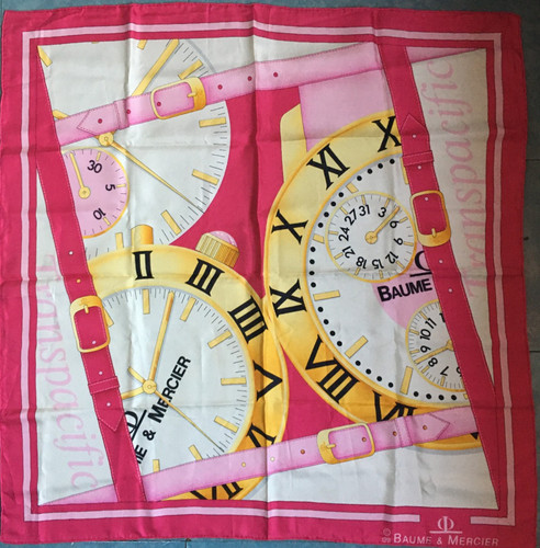 Carré soie foulard vintage - carré,