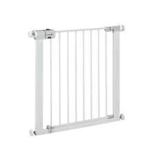 Barrière de sécurité pour portes et escaliers blanche 73-80 cm