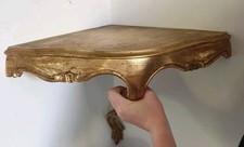 grande etagere console applique murale doree style Louis XV baroque rococo 