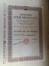 action titre Entreprise LOUIS