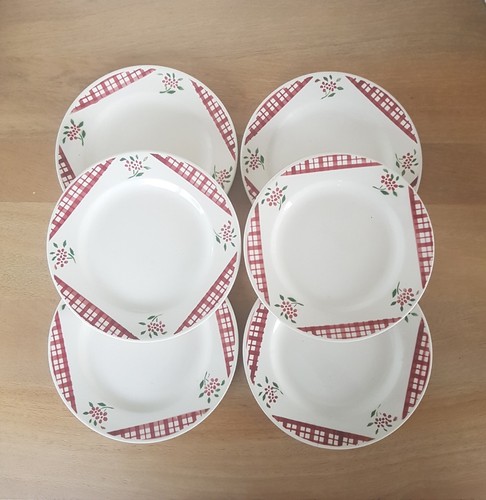 Lot assiettes dessert - 6,