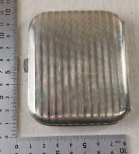 Ancien étui à cigarette, en argent Alpaca