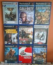Lot 9 jeux PS2 guerre & action FPS SOCOM Call of Duty Medal of Honor