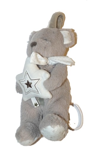 Peluche ours musical etoile - ours,