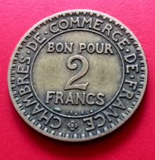 Monnaie France 2 Francs 1922 Chambres de Commerce KM#877 [588]