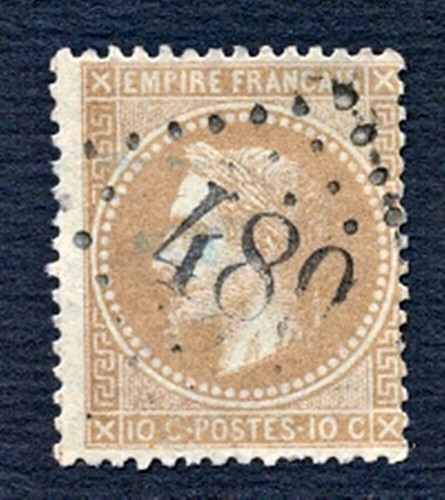 Timbre france oblitere 28b - france,