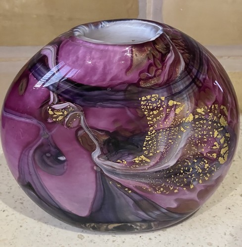Vase verre contemporain - vase,