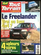 4 x 4 Magazine N°102 du 1/1998; Essai Pajero Evolution/ Freelander/ Dakar/ TT