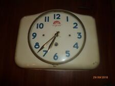 pendule horloge tole emaillee