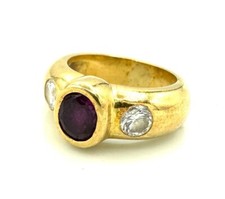 MAGNIFIQUE BAGUE OR 18 CARATS