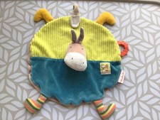 Doudou plat Ane Les cousins du