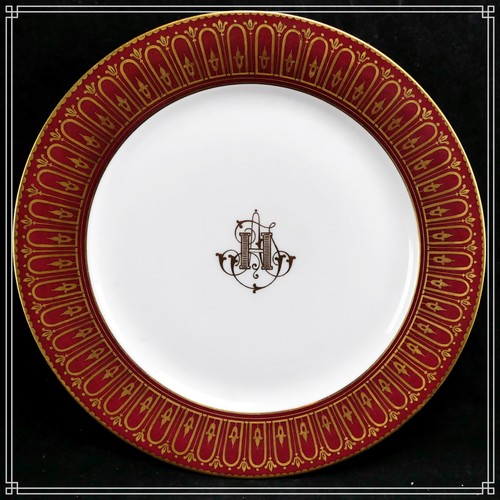 Assiette raffinée en - ,
