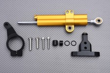 Kit Amortisseur de Direction Couleur Or + Fixation HONDA CBR 500 R 2013-2015