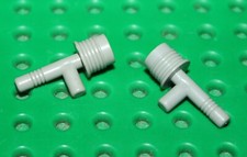 2 x Lego OldGray Minifig Utensil Space Gun / Torch 3959 set 6970 6085 926 6375