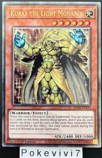 Carte YU-GI-OH! KURAZ THE LIGHT MONARCH RA04-EN133 QCSR NEUF