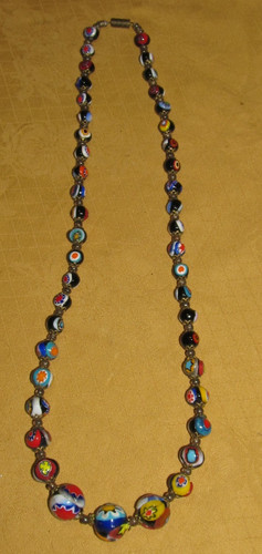 Collier perles murano - perles,