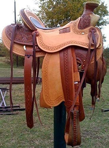 Cuir wade western horse saddle - cuir,