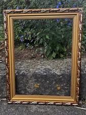 Ancien Cadre En bois Doré 48 X 38 Cm Style Louis XV Rocaille Rococo