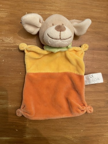 Doudou peluche plat chien - peluche,