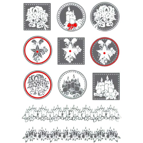Tampons transparents motifs - tampons,